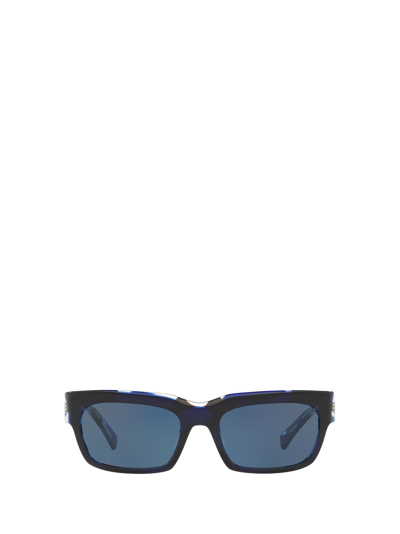 Alain Mikli A05042 Top Blue / Wires Blu Unisex Sunglasses - Atterley
