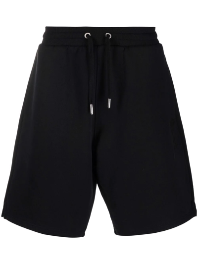 Ami Alexandre Mattiussi Ami De Caur Cotton Shorts In Black