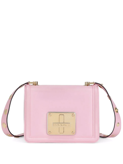 Dolce & Gabbana Twist-lock Crossbody Bag In Pink