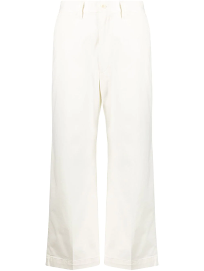 Polo Ralph Lauren Ralph Lauren Cropped Flared Trousers In White