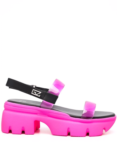 Giuseppe Zanotti Chunky Open-toe Sandals In Pink