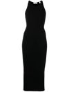A.l.c Marc Halterneck Midi Dress In Black