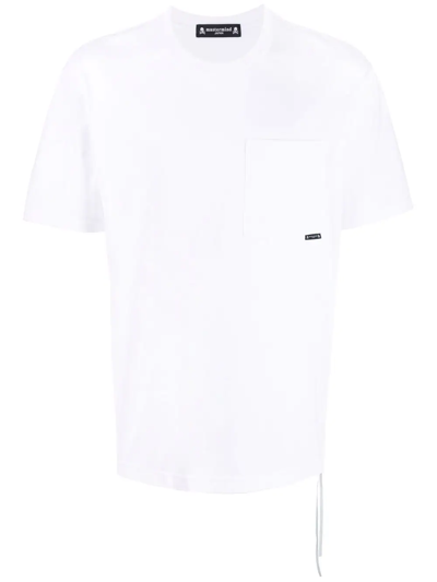 Mastermind Japan Skull Print Pocket T-shirt In White