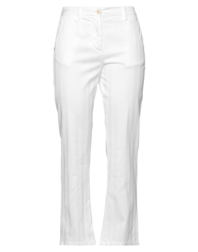 White Sand Pants In White