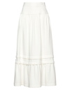 Mm6 Maison Margiela Long Skirts In White