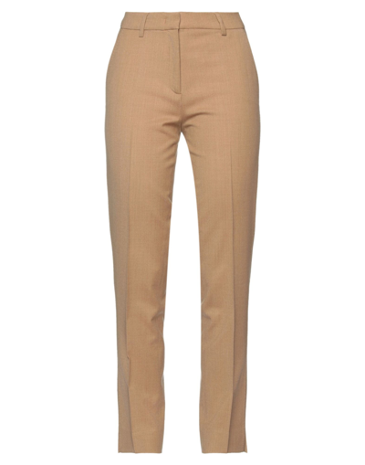 Via Masini 80 Pants In Camel