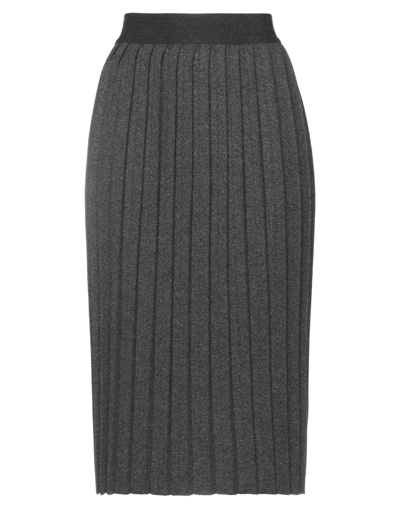 Fabiana Filippi Midi Skirts In Grey