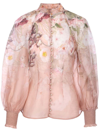 ZIMMERMANN ZIMMERMANN DANCER FLORAL PRINTED BLOUSE