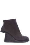 GUIDI GUIDI LAYERED WEDGE ANKLE BOOTS