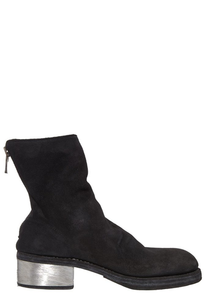 Guidi Soft Leather Mid-calf Boots In Black