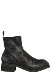 GUIDI GUIDI PL1 FRONT ZIPPED ANKLE BOOTS