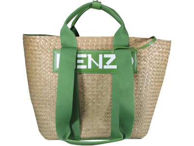 Kenzo Logo Patch Large Tote Bag In Multi