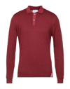 Brooksfield Sweaters In Red