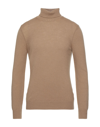 Gran Sasso Turtlenecks In Camel