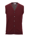 Heritage Cardigans In Maroon
