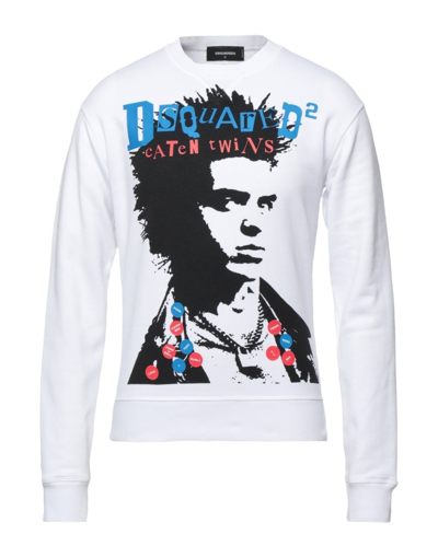 Dsquared2 Sweatshirts In White