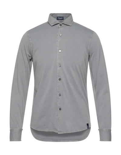 Drumohr Shirts In Grey