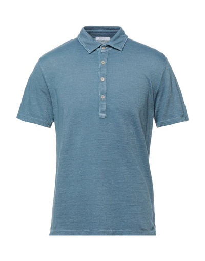 Boglioli Polo Shirts In Blue