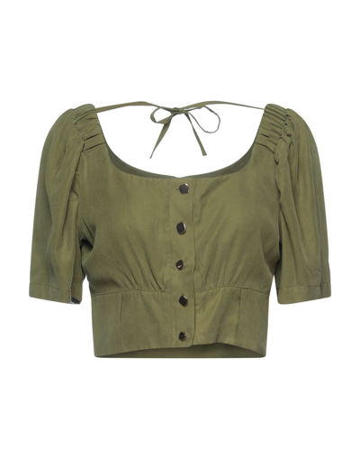 Bsb Blouses In Military Green