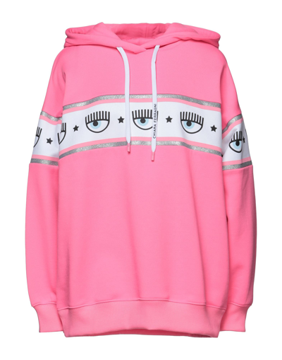 Chiara Ferragni Sweatshirts In Pink