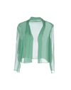 Alberta Ferretti Shrugs In Light Green
