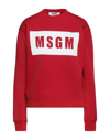 Msgm Sweatshirts In Red