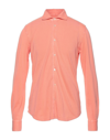 Fedeli Shirts In Salmon Pink