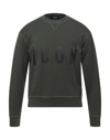 Dsquared2 Sweatshirts In Military Green