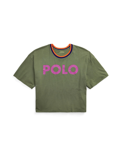 Polo Ralph Lauren T-shirts In Military Green