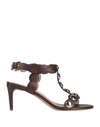 Clergerie Sandals In Dove Grey