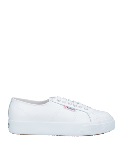 Superga Woman Sneakers White Size 6 Soft Leather