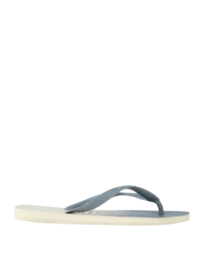 Havaianas Toe Strap Sandals In Grey