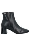 Pollini Ankle Boots In Black