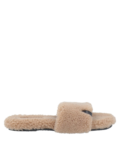 Halfboy Slippers In Beige