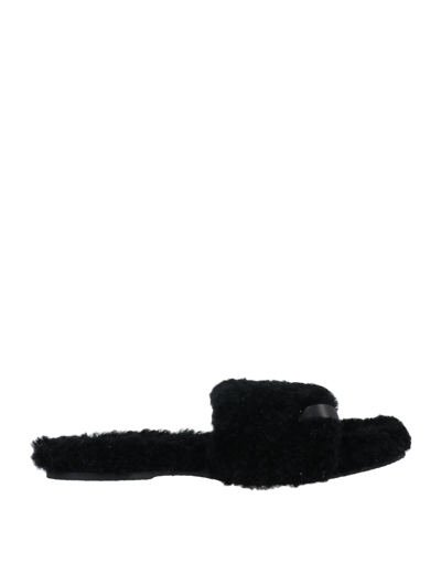 Halfboy Slippers In Black