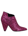 Liu •jo Ankle Boots In Fuchsia