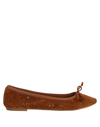 Carlo Pazolini Ballet Flats In Brown