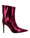 Alexandre Vauthier Raquel 105 Patent Leather Ankle Boots In Purple
