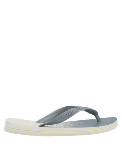 Havaianas Toe Strap Sandals In Grey