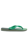 Havaianas Toe Strap Sandals In Green