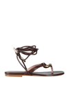Gia Borghini Sandals In Cocoa