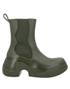 XOCOI XOCOI WOMAN ANKLE BOOTS MILITARY GREEN SIZE 8 THERMOPLASTIC POLYURETHANE