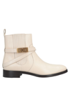 Tory Burch Ankle Boots In Ivory