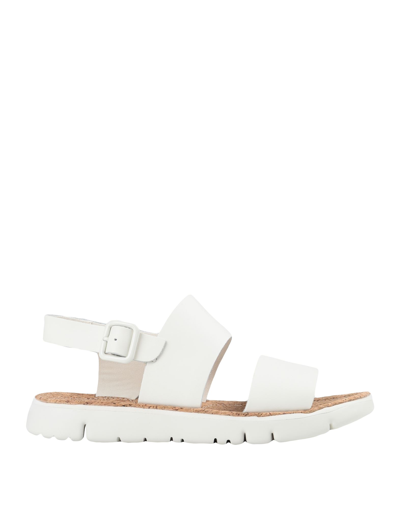 Camper Sandals In White