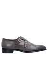 Santoni Loafers In Lead