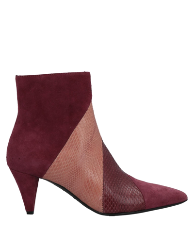 Maliparmi Ankle Boots In Red
