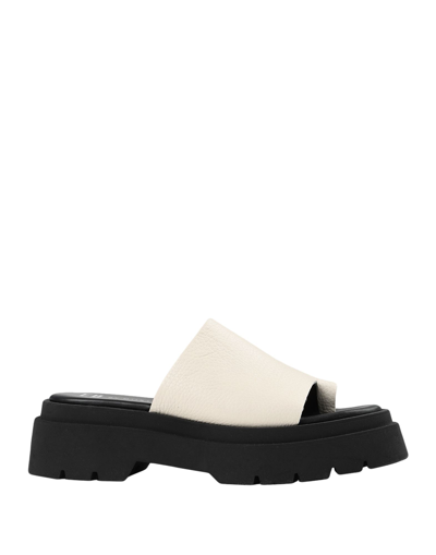 E8 By Miista Toe Strap Sandals In Ivory
