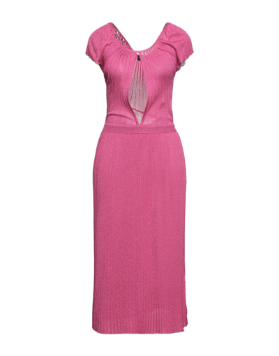 Elisabetta Franchi Midi Dresses In Pink