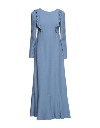 Valentino Long Dresses In Pastel Blue