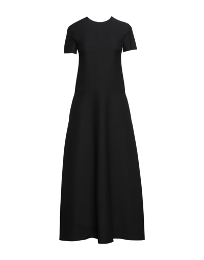 Valentino Long Dresses In Black